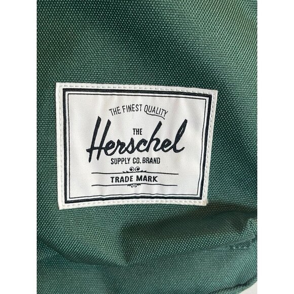 Herschel School Backpack Green Classic Preppy Eco Neutral Retro Academia Solid - Picture 2 of 12